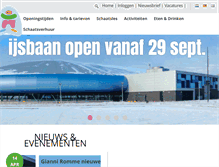 Tablet Screenshot of ijsbaan-twente.nl